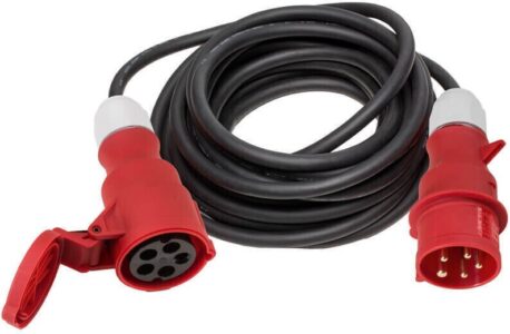 Fußbodenheizungsfräse mit Absaugung mieten – 400V 3 16A CEE Verlängerungskabel