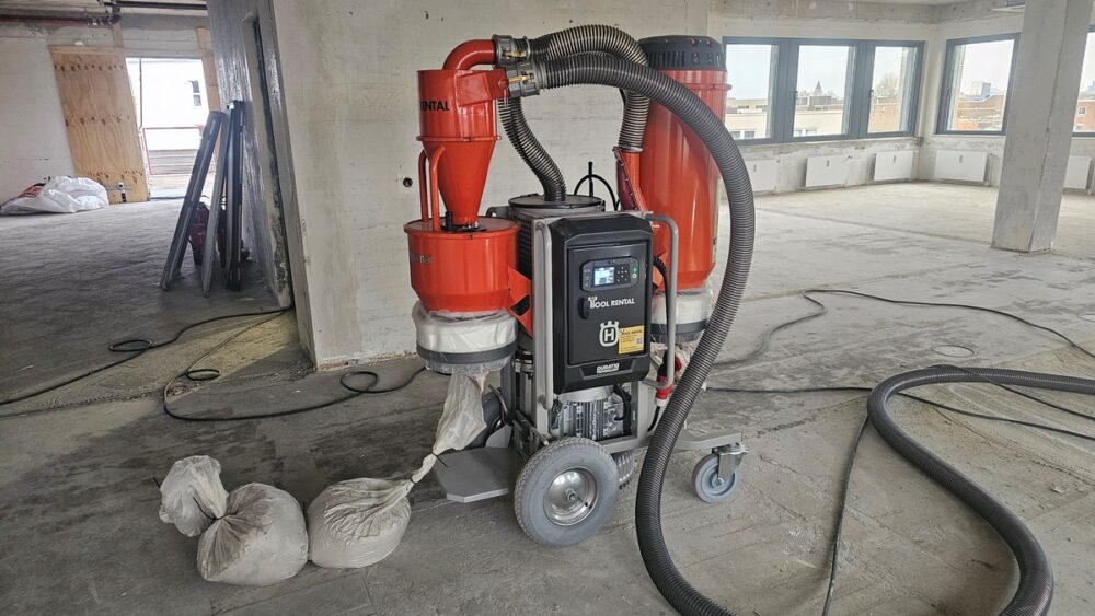 Bodenschleifmaschine mit Absaugung mieten – 400V, 600 mm 9 HTC D60 Filteranlage
