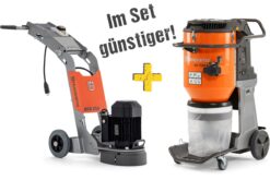 Betonschleifer mit Absauganlage mieten