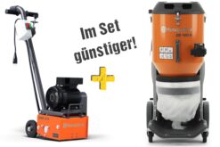 Estrichfräse mit Absaugung mieten