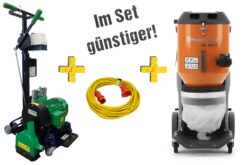 Fußbodenheizung Fräse mit Absauganlage mieten