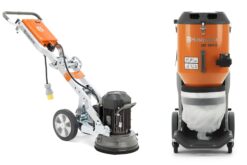 Mietgeräte für Bodensanierung mieten 8 Betonschleifer mit Absaugung mieten – 230V, 280 mm