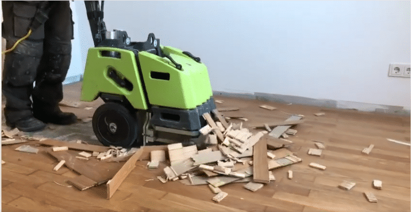 Verklebtes Parkett entfernen 7 Verklebtes Parkett entfernen